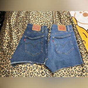 Levi's Blue Denim Women's Shorts (2 shorts) Size 29
